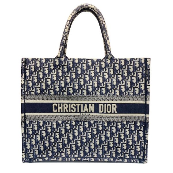 imgrc0082823852 Dior Book Tote Oblique Embroidery Trotter Tote Bag