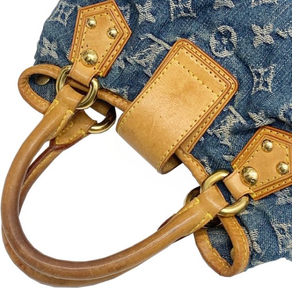 imgrc0082825652 Louis Vuitton Pleaty Handbag Monogram Denim Blue