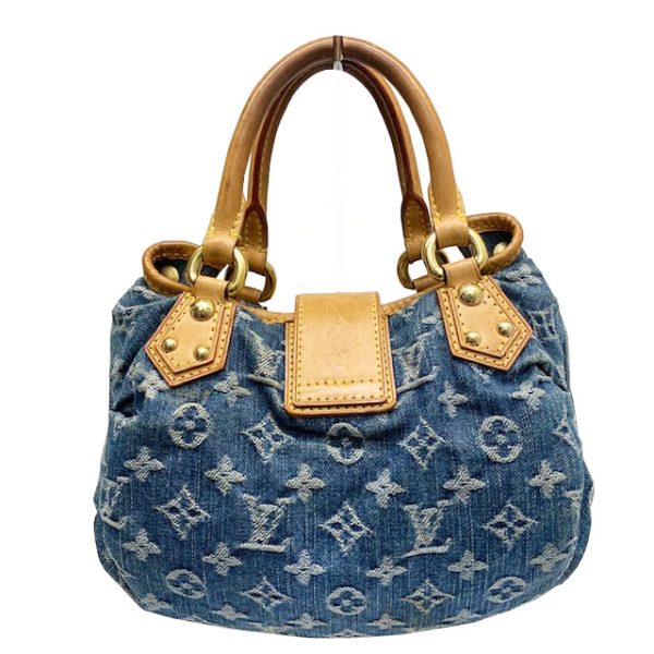 imgrc0082825659 Louis Vuitton Pleaty Handbag Monogram Denim Blue