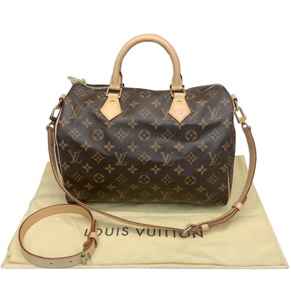 imgrc0082916527 Louis Vuitton Speedy 30 Bandouliere Bag Monogram Brown