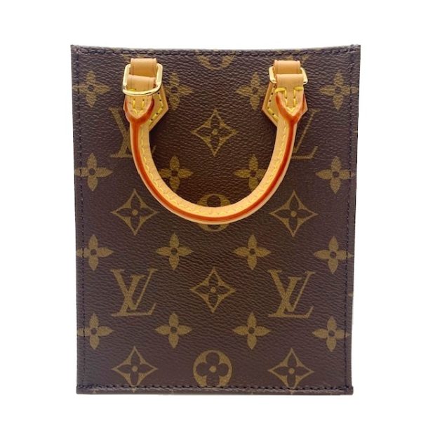 imgrc0083025139 Louis Vuitton Petite Sac Plat Shoulder Bag Monogram Canvas Brown