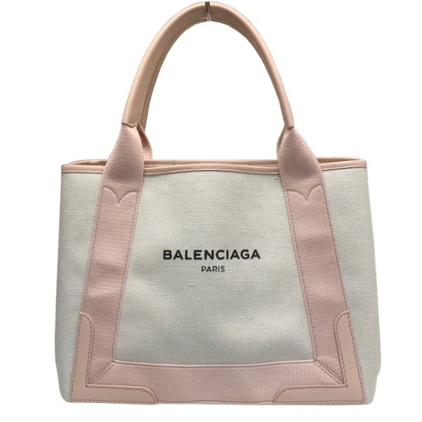 imgrc0083032713 BALENCIAGA Tote Bag Navy Hippo S Pink Natural