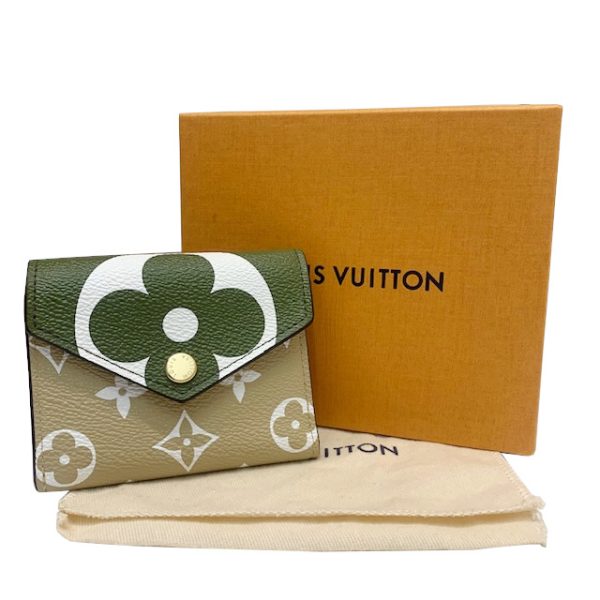 imgrc0083071907 Louis Vuitton Portefeuille Zoé Trifold Wallet Canvas Khaki White