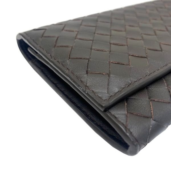 imgrc0083112742 Bottega Veneta Intrecciato Bifold Long Wallet Leather Brown