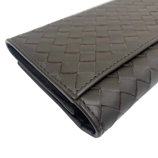 imgrc0083112771 Bottega Veneta Intrecciato Bifold Long Wallet Leather Brown