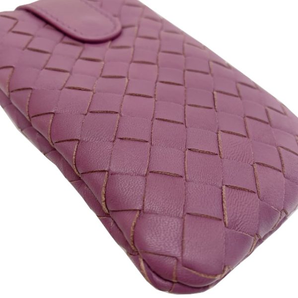 imgrc0083326357 Bottega Veneta Mobile Case Pouch Intrecciato Leather Purple