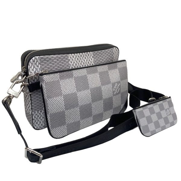 imgrc0083408948 Louis Vuitton Trio Messenger Shoulder Bag Damier Graphite Canvas Gray