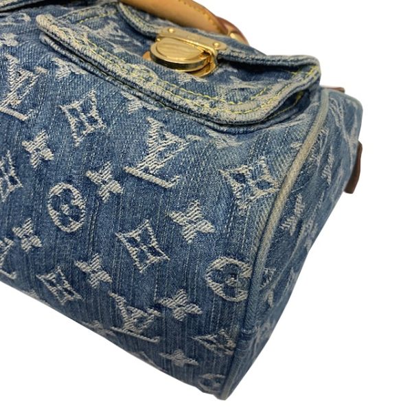 imgrc0083557205 Louis Vuitton Neo Speedy Handbag Monogram Denim Blue