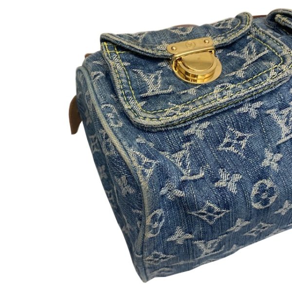 imgrc0083557206 Louis Vuitton Neo Speedy Handbag Monogram Denim Blue