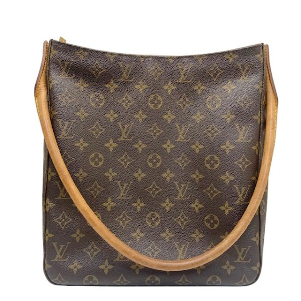 imgrc0083557214 Louis Vuitton Looping GM Shoulder Bag Monogram Canvas Brown