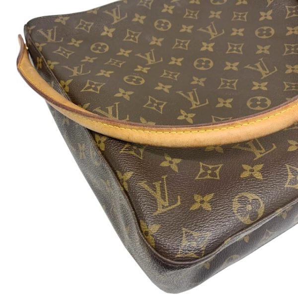 imgrc0083557222 Louis Vuitton Looping GM Shoulder Bag Monogram Canvas Brown