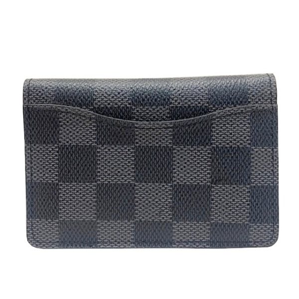 imgrc0083758462 Louis Vuitton Card Case Damier Graphite Canvas Black