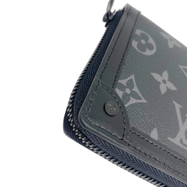 imgrc0083767601 Louis Vuitton Trunk Zippy Wallet Monogram Eclipse Canvas Black