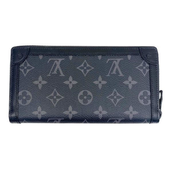 imgrc0083767605 Louis Vuitton Trunk Zippy Wallet Monogram Eclipse Canvas Black