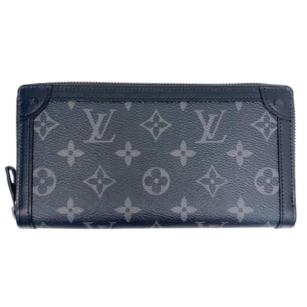 imgrc0083767606 Louis Vuitton Trunk Zippy Wallet Monogram Eclipse Canvas Black