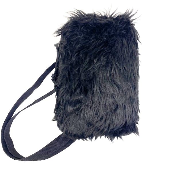 imgrc0083776938 BALENCIAGA Fur Explorer Crossbody Bag Black