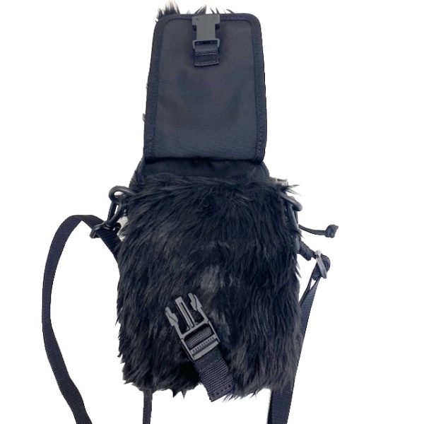 imgrc0083776939 BALENCIAGA Fur Explorer Crossbody Bag Black