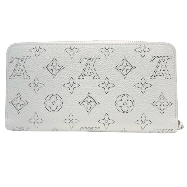 imgrc0084175492 Louis Vuitton Zippy Wallet Long Wallet Mahina Leather White