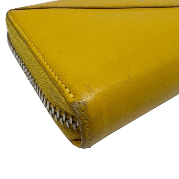 imgrc0084175848 BALENCIAGA Long Wallet Paper Round Zipper Dark Yellow