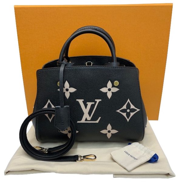 imgrc0084337313 Louis Vuitton Montaigne BB Empreinte Black