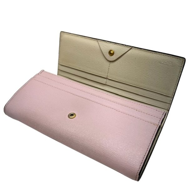 imgrc0084337322 FENDI Monster Long Wallet Pink Gray