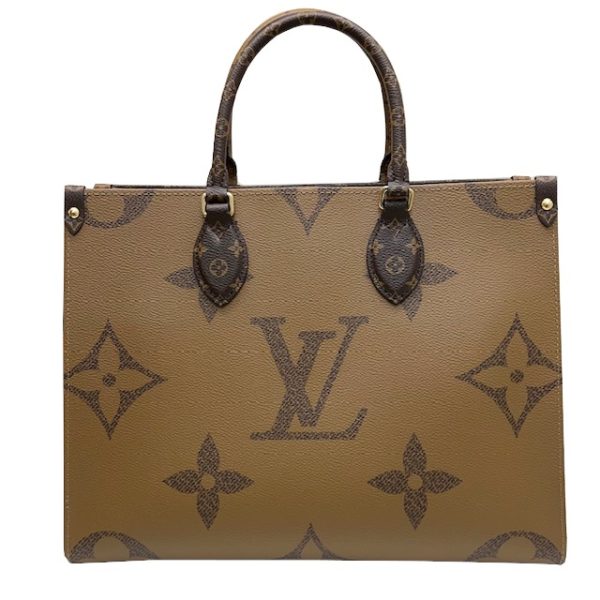 imgrc0084354567 Louis Vuitton On the Go MM Tote Bag Monogram Canvas Brown