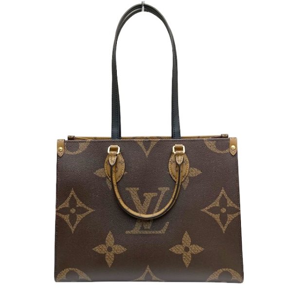 imgrc0084354570 Louis Vuitton On the Go MM Tote Bag Monogram Canvas Brown