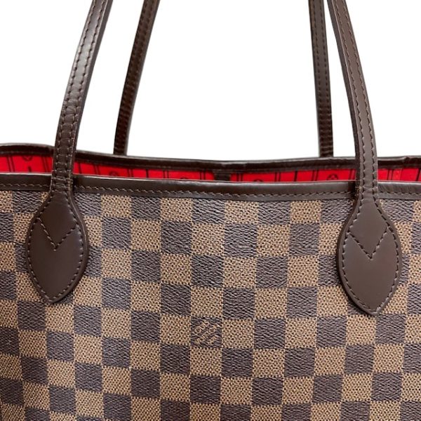 imgrc0084359388 Louis Vuitton Neverfull MM Tote Bag Damier Canvas Brown