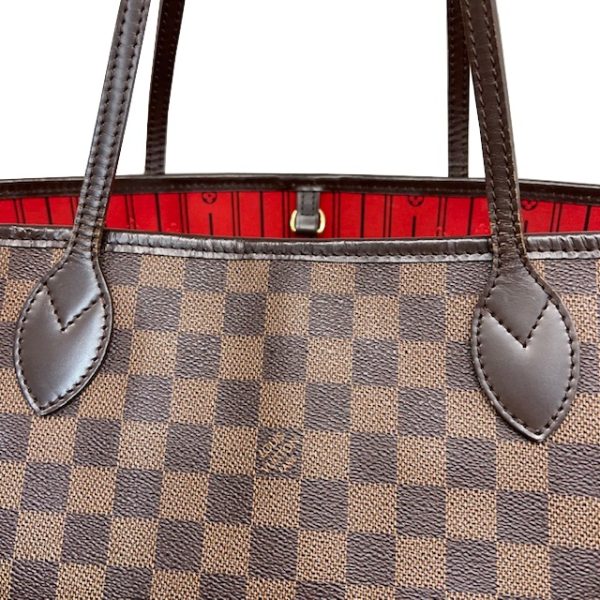 imgrc0084359389 Louis Vuitton Neverfull MM Tote Bag Damier Canvas Brown