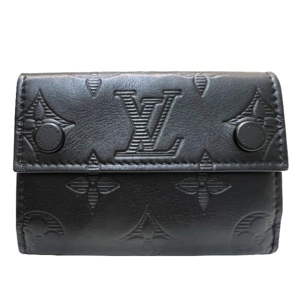 imgrc0084432843 Louis Vuitton Discovery Compact Wallet Monogram Shadow Leather Black