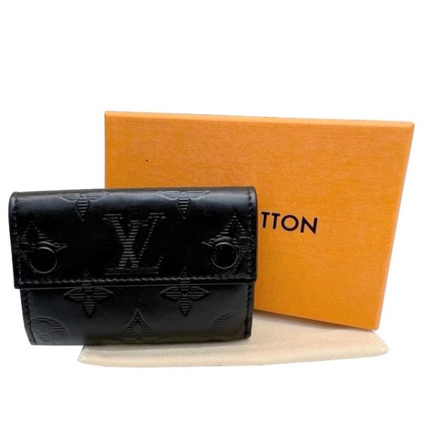 imgrc0084432844 Louis Vuitton Discovery Compact Wallet Monogram Shadow Leather Black