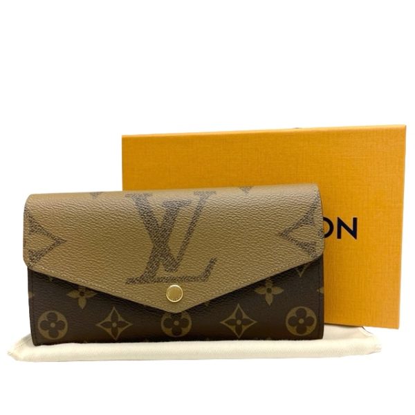 imgrc0084451767 Louis Vuitton Portefeuille Sarah Bifold Wallet Monogram Brown