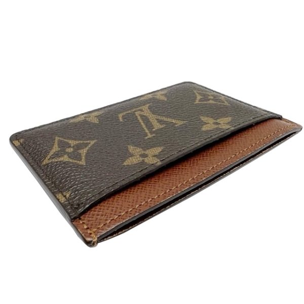 imgrc0084452133 Louis Vuitton Porte Carte Card Case Monogram Canvas Brown