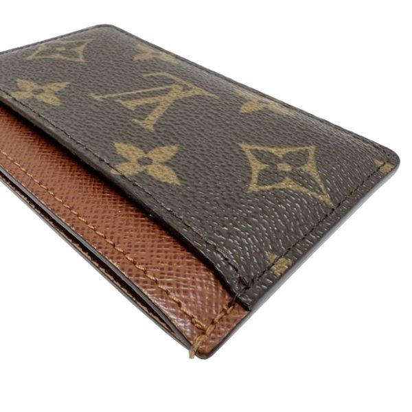 imgrc0084452134 Louis Vuitton Porte Carte Card Case Monogram Canvas Brown