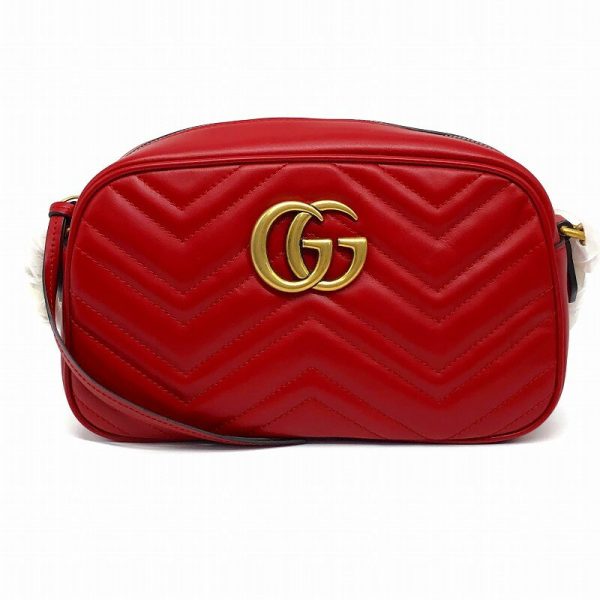 imgrc0084461748 Gucci GG Marmont Chain Shoulder Bag Red