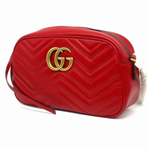 imgrc0084461749 Gucci GG Marmont Chain Shoulder Bag Red