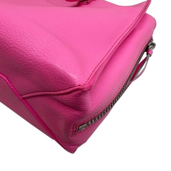 imgrc0084498967 BALENCIAGA Paper A6 2WAY Handbag Neon Pink