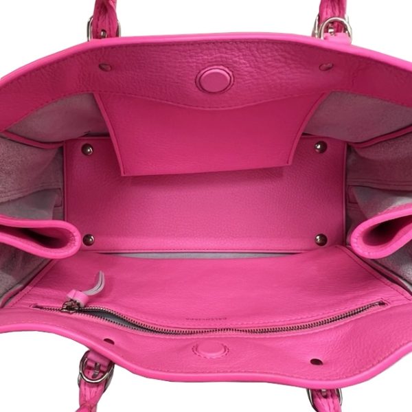 imgrc0084498975 BALENCIAGA Paper A6 2WAY Handbag Neon Pink