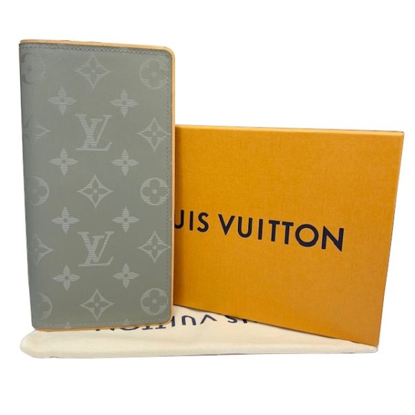 imgrc0084538725 Louis Vuitton Portefeuille Brazza Bifold Wallet Titanium Grey