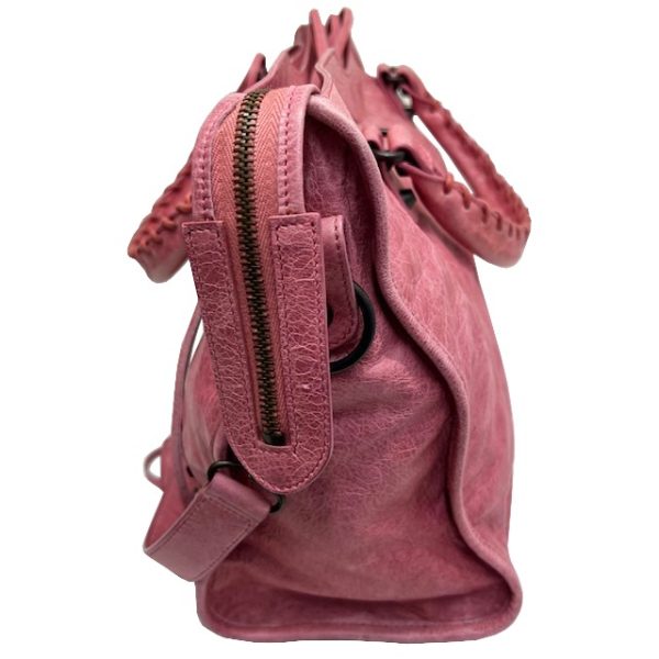 imgrc0084546270 BALENCIAGA The City 2WAY Handbag Shoulder Bag Pink Smoke Pink