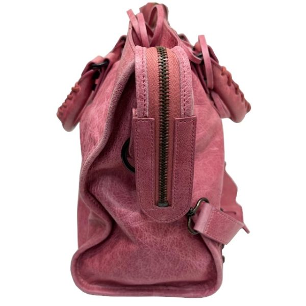 imgrc0084546271 BALENCIAGA The City 2WAY Handbag Shoulder Bag Pink Smoke Pink