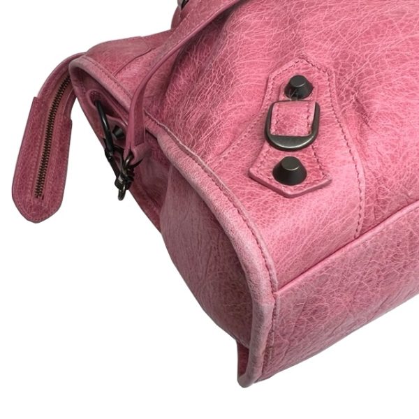 imgrc0084546276 BALENCIAGA The City 2WAY Handbag Shoulder Bag Pink Smoke Pink