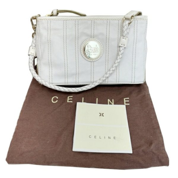 imgrc0084658585 CELINE Vintage Accessory Pouch White