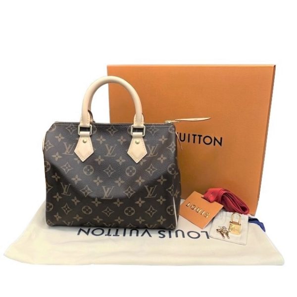 imgrc0084753469 Louis Vuitton Speedy 25 Handbag Monogram Canvas Brown