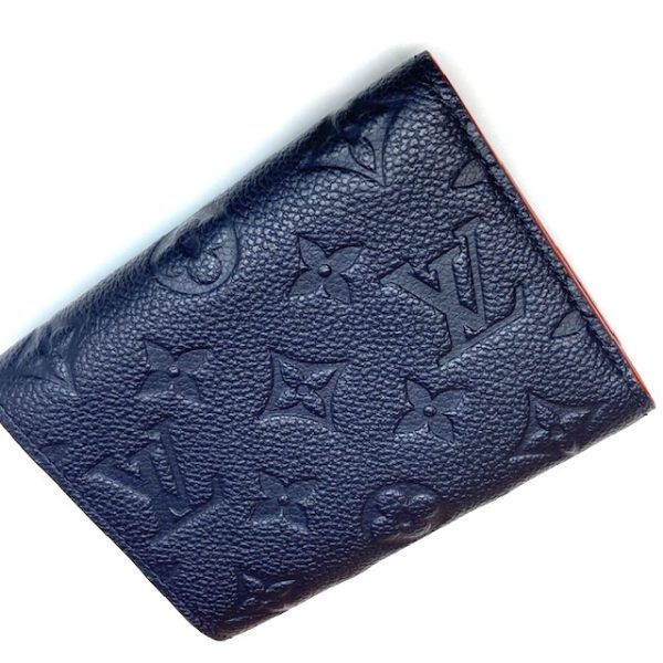 imgrc0084773998 Louis Vuitton Portefeuille Victorine Trifold Wallet Empreinte Blue