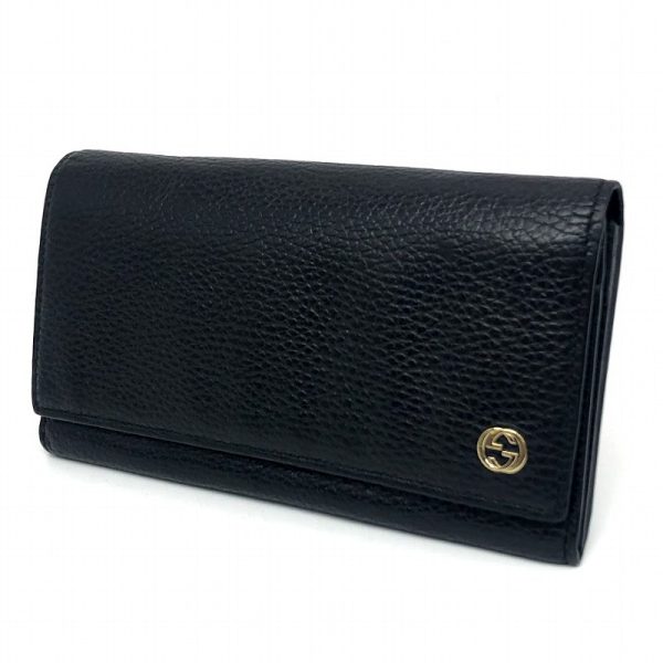 imgrc0084775526 Gucci Interlocking G Long Wallet Black