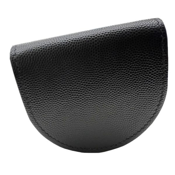 imgrc0084807000 Saint Laurent Coin Purse Leather Caviar Skin Black