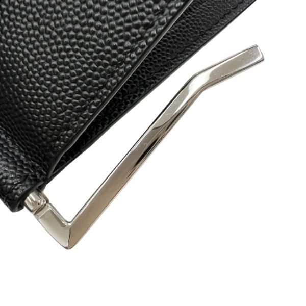 imgrc0084807085 Saint Laurent Money Clip Wallet Bifold Leather Caviar Skin Black