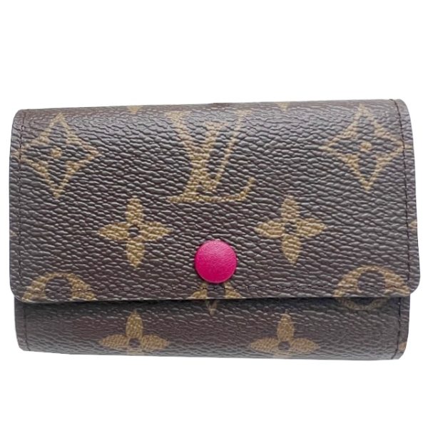 imgrc0084828651 Louis Vuitton Multicle 6 Key Case Monogram Canvas Pink