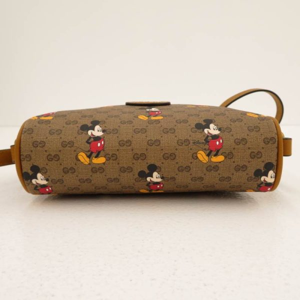 imgrc0084870075 Gucci Disney Mickey Mouse Collaboration GG Shoulder Bag Brown